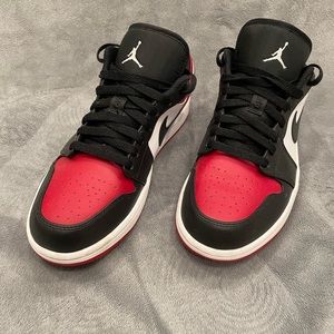 Jordan 1 Low Bred Toe